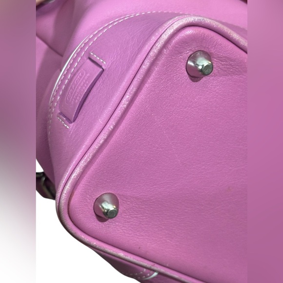 Coach Vintage Pink Hampton Satchel Tote with COA - Picture 13 of 16